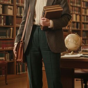 Classic Brown Blazer for Women